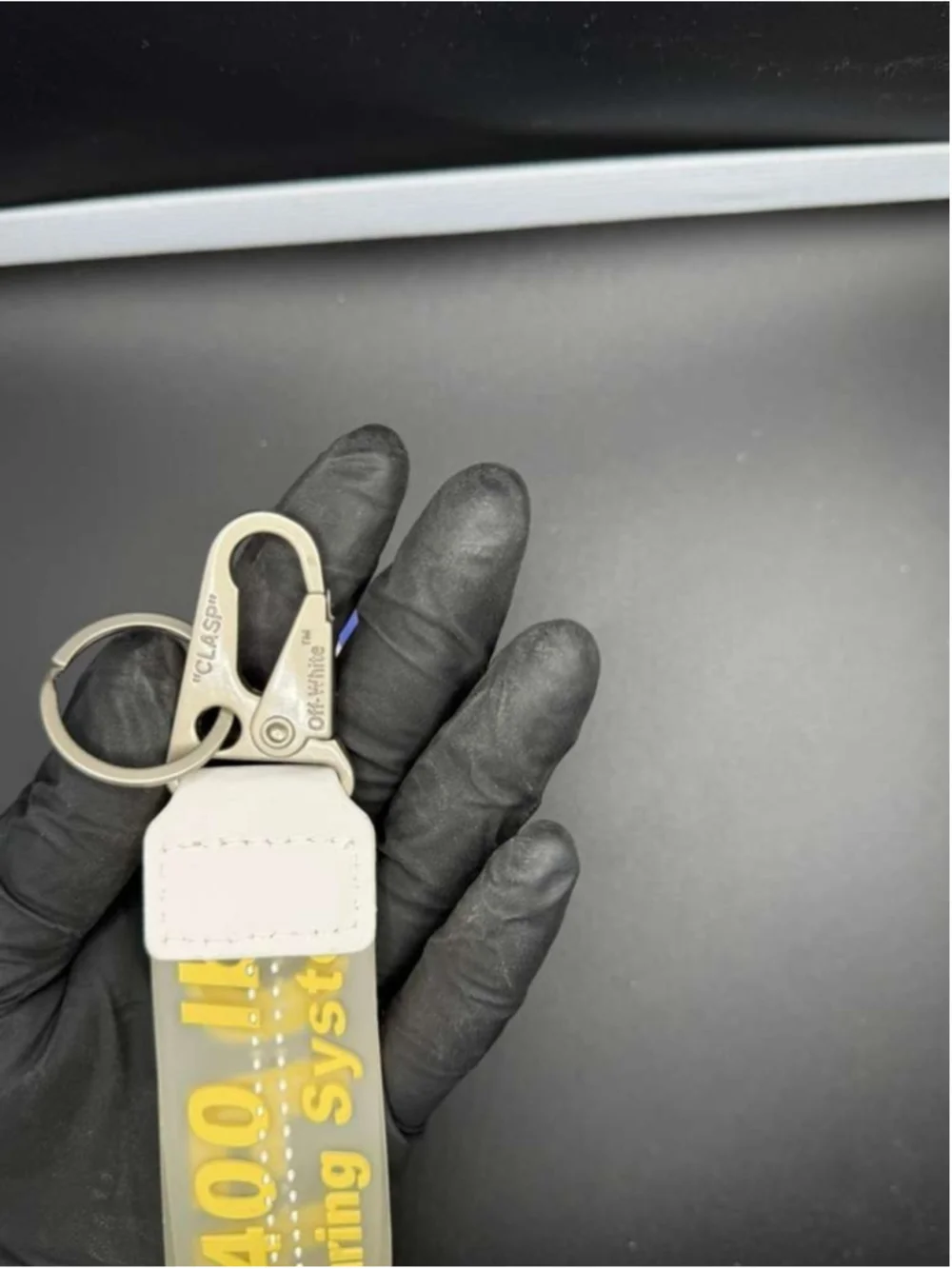 Original Off-White Virgil Abloh Industrial Lanyard Keychain Red 2013 Collectible